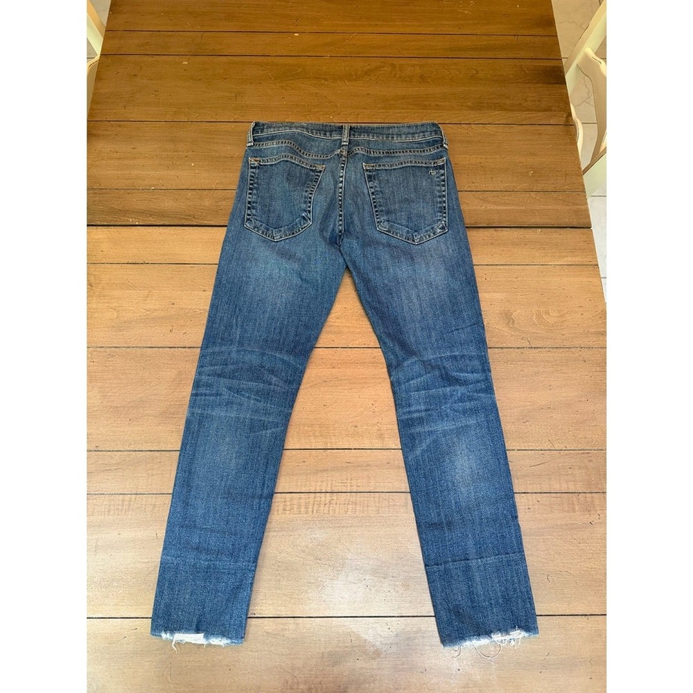 Rag & Bone Dre Capri‎ Deville Distressed Slim Boyfriend Jeans 25 W2592K510DEV - Picture 2 of 10
